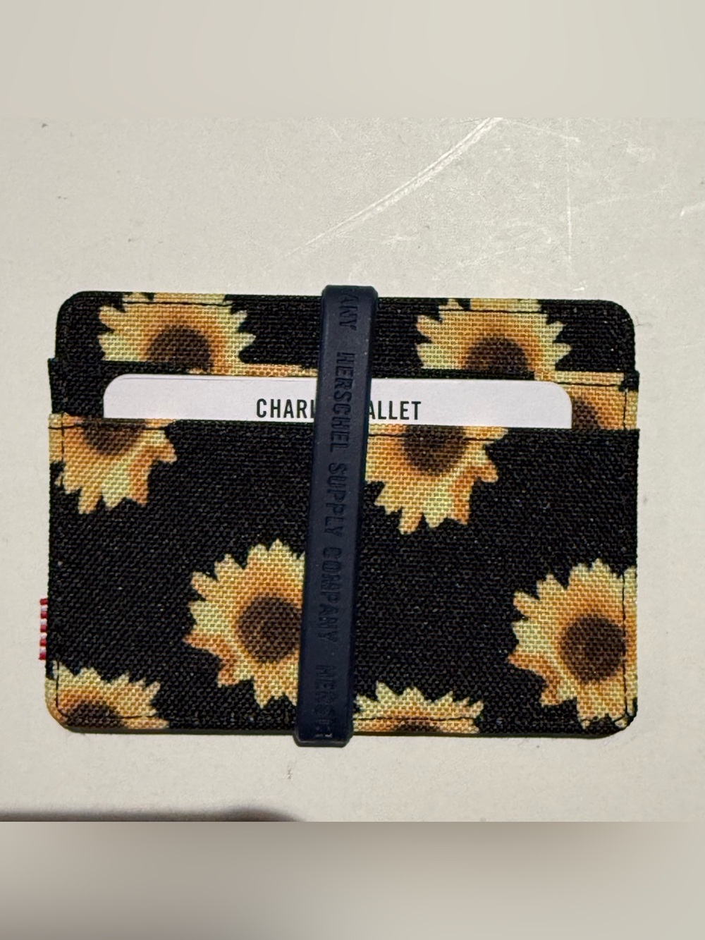 Herschel Supply Company Sunflower Card Holder Wallet - Picture 6 of 6